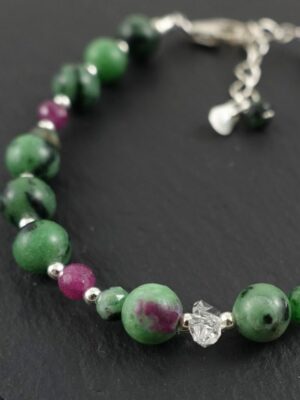 bracelet rubis zoïsite