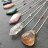 Colliers pierres et argent