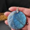 Collier argent labradorite – Image 2
