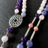 Chapelet tanzanite améthyste – Image 2
