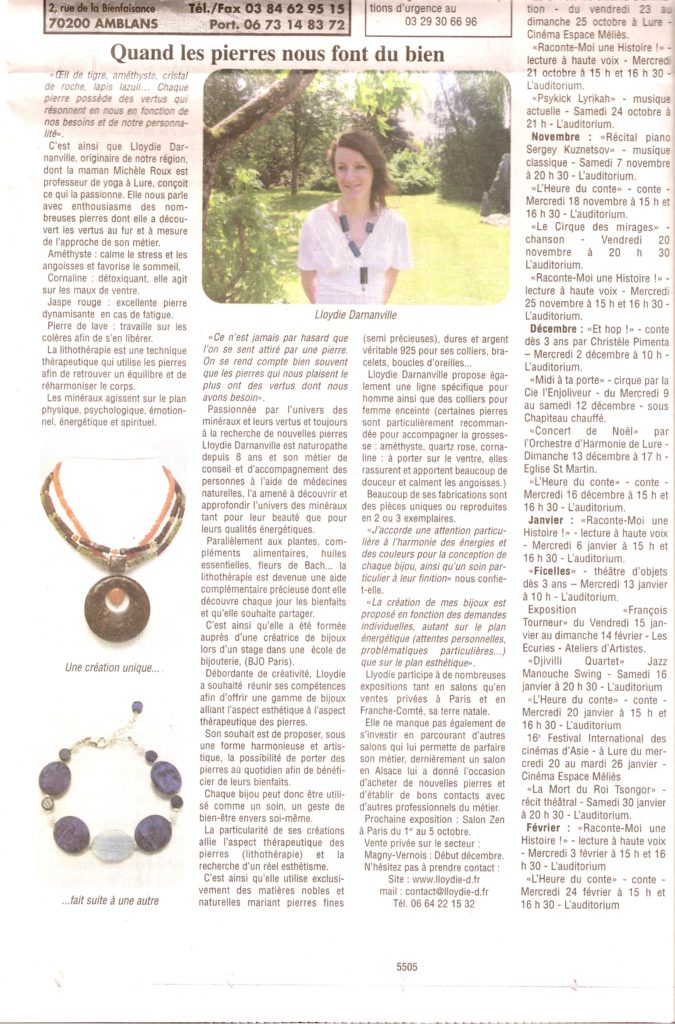 article presse Lloydie Darnanville