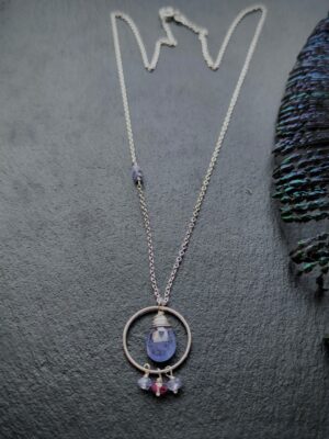 collier anneau tanzanite