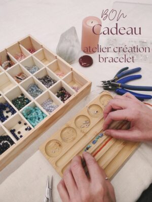 bon cadeau atelier bracelet personnalisé