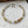 Bracelet quartz rutile
