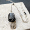 sautoir tourmaline noire