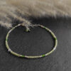 Bracelet péridot fin